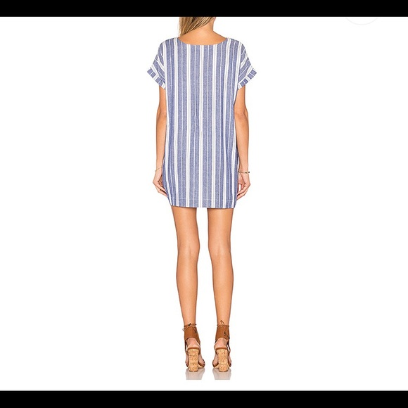 • Tularosa • Warren lace up striped tunic dress - Picture 3 of 11